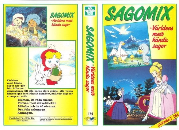 Tecknat Barn Svenska:Sagomix (1998-1999) VHSRIPPEN (Svenska) Cartoon Film AB (4D)