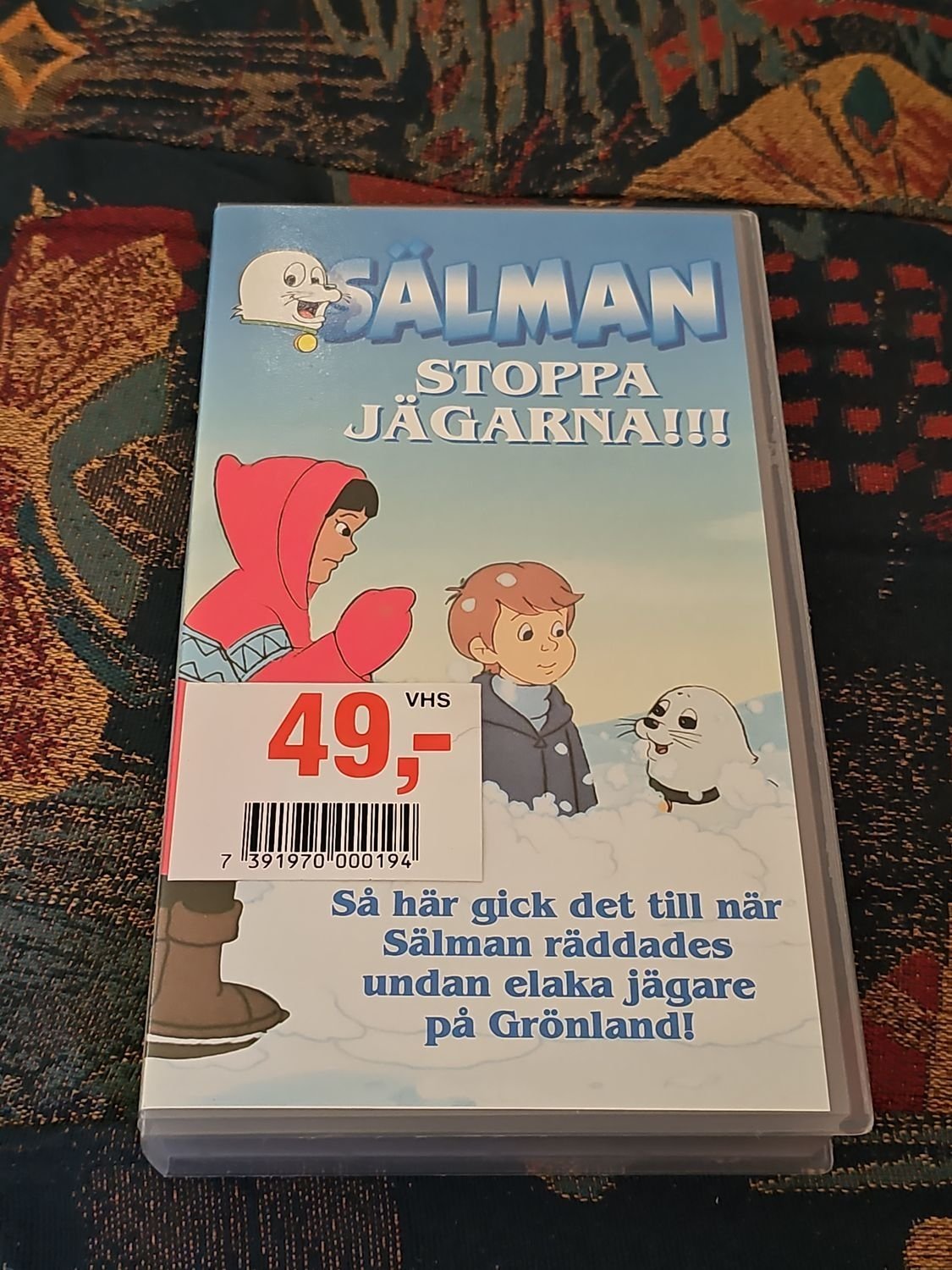 Tecknat Barn Svenska:Sälman TV Serie (1986-1988) VHSRIPPEN (Engelska) Stoppa Jägarna (4D)
